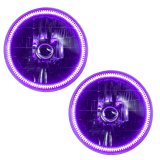 Oracle Lighting 97-06 Jeep Wrangler TJ Pre-Assembled LED Halo Headlights -UV/Purple thumbnail 1
