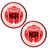 Oracle Lighting 07-13 Toyota Tundra Pre-Assembled LED Halo Fog Lights -Red thumbnail 1