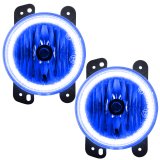 Oracle Lighting 10-15 Jeep Wrangler JK Pre-Assembled LED Halo Fog Lights -Blue thumbnail 1