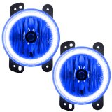 Oracle Lighting 10-15 Jeep Wrangler JK Pre-Assembled LED Halo Fog Lights -Blue thumbnail 2