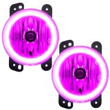 Oracle Lighting 10-15 Jeep Wrangler JK Pre-Assembled LED Halo Fog Lights -Pink thumbnail 1