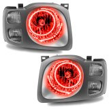 Oracle Lighting 02-04 Nissan Xterra SE Pre-Assembled LED Halo Headlights -Red thumbnail 2