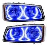 Oracle Lighting 03-06 Chevrolet Silverado Pre-Assembled LED Halo Headlights -Blue thumbnail 1