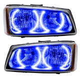 Oracle Lighting 03-06 Chevrolet Silverado Pre-Assembled LED Halo Headlights -Blue thumbnail 2