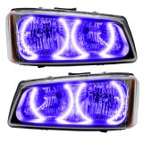 Oracle Lighting 03-06 Chevrolet Silverado Pre-Assembled LED Halo Headlights -UV/Purple thumbnail 1