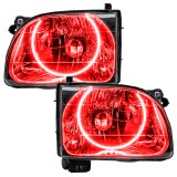 Oracle Lighting 01-04 Toyota Tacoma Pre-Assembled LED Halo Headlights -Red thumbnail 7
