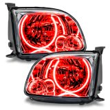 Oracle Lighting 0506 Toyota Tundra Regular/Accessible PreAssembled Halo Headlights Red thumbnail 1