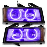 Oracle Lighting 04-12 Chevrolet Colorado Pre-Assembled LED Halo Headlights -UV/Purple thumbnail 2