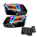 Oracle Lighting 09-18 RAM 1500 Sport Halo Headlights - Blk Housing w/2.0 Controller thumbnail 1