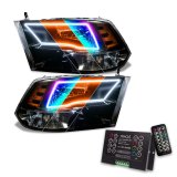 Oracle Lighting 09-18 RAM 1500 Sport Halo Headlights - Blk Housing w/2.0 Controller thumbnail 2