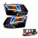 Oracle Lighting 09-18 RAM 1500 Sport Halo Headlights - Blk Housing w/BC1 Controller thumbnail 3