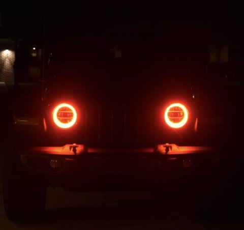 ORACLE Lighting Jeep Wrangler JL/Gladiator JT LED Surface Mount Headlight Halo Kit thumbnail 7