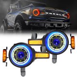Oracle 2021+ Ford Bronco Oculus Bi-LED Projector Headlights - ColorSHIFT LED thumbnail 1