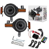 Oracle 2021+ Ford Bronco Oculus Bi-LED Projector Headlights - ColorSHIFT LED thumbnail 2