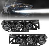 Oracle Lighting 21-24 Ford Bronco Off Road Laser and LED Fog Light Kit for Steel Bumper thumbnail 1