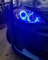 Oracle Mazda 3 10-12 LED Halo Kit - Blue thumbnail 4