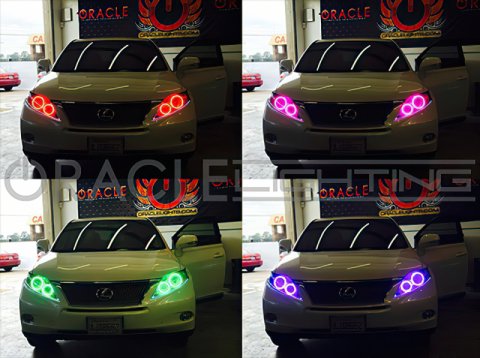 Oracle Lexus RX 350/450h 10-12 LED Halo Kit - Red thumbnail 3
