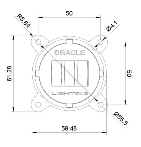 Oracle 60mm 15W Fog Beam LED Emitter thumbnail 3