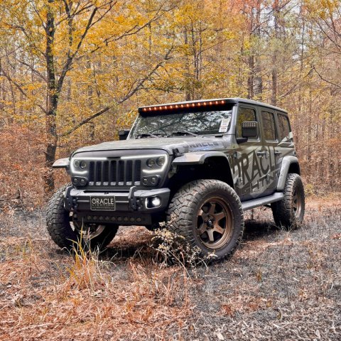 Oracle Jeep Wrangler JL/Gladiator JT Integrated Windshield LED Light Bar System thumbnail 2