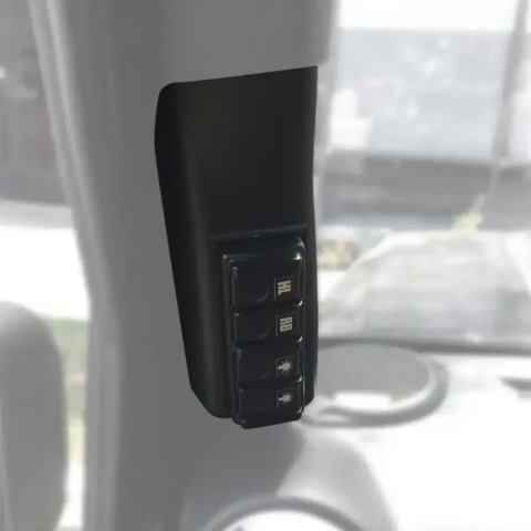 Oracle Trigger Jeep Jk A-Pillar Remote Mount