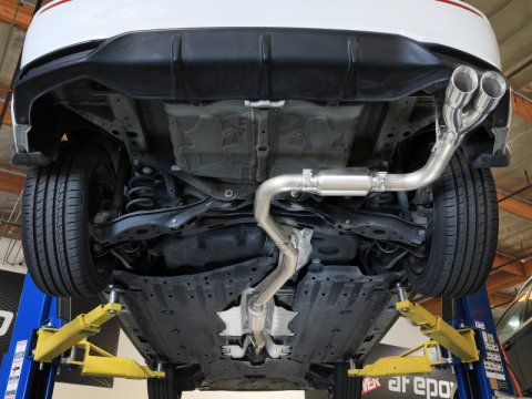 aFe POWER Takeda 2.5in 304 SS Cat-Back Exhaust w/ Polished Tips 22-25 Honda Civic L4-2.0L thumbnail 3