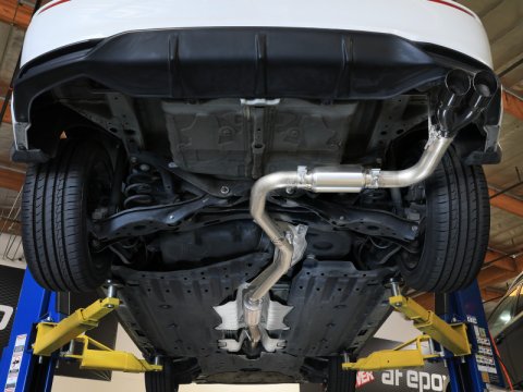 aFe POWER Takeda 2.5in 304 SS Cat-Back Exhaust w/ Black Tips 22-25 Honda Civic L4-2.0L thumbnail 3