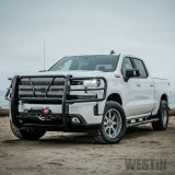 Westin Chevrolet Silverado 1500 19-21 (Excl. 2019 Silverado LD) HDX Winch Mount Grille Guard (1x wes46-23955, 1x wes57-93955A) thumbnail 3