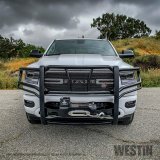 Westin Ram 1500 19-21 (Excl. 2019-2020 Ram 1500 Classic) HDX Winch Mount Grille Guard (1x wes46-23975, 1x wes57-93975A) thumbnail 2