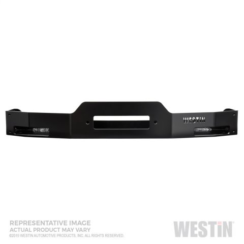 Westin 19-22 Dodge Ram 2500/3500 HDX Winch Mount Grille Guard & Winch Tray - Black (1x wes46-24025, 1x wes57-924025A)