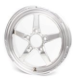 Weld Racing AlumaStar 2.0 Polished Wheels 16x16 Wheel, 2.0, Aluminum, Polished, 16 in. x 16.0 in., 5 x 4.75 in. Bolt Circle, 4.00 in. Back Space thumbnail 2