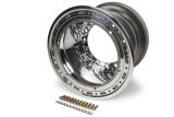 Weld Racing Wide 5 XL Beadlock Polished Wheels 15x14 Wheel, XL, Bead-Loc, Aluminum, Polished, 15 in. x 14 in., x 10.25 in. Bolt Circle, 3.00 in. Backspace, Each thumbnail 3