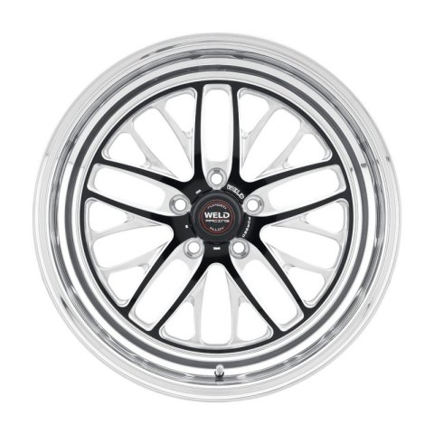 Weld Racing Wheels 82HB7100W52A Wheel, 17X10" Black S82 High Pad 5X115mm Bolt Pattern 5.2" Backspace thumbnail 2