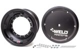 Weld Racing Sprint Direct Mount Rim Shells 860B-50905-6 Wheels, 15x9'' Blk (5x9.75'') 5'' BS - NBL - 6-Quarter-Turn Cvr thumbnail 2