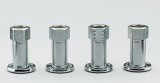Weld Racing Lug Nuts 601-1422 Nuts, Shank with Washer, 12mm x 1.50 RH, Open End, Chrome Plated Steel, Set of 4 thumbnail 1