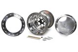 Weld Racing Magnum Sprint Spline Black Anodized Wheels 15x18 Wheels, Anodized, 15 in. x 18.00 in., Aluminum, Matte Black, 42-spline Bolt Circle, 7.00 in. Backspacing, Each thumbnail 2