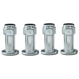 Weld Racing Lug Nuts 601-1416 Nuts, Shank with Washer, 1/2 in. x 20 RH, Closed End, Chrome Plated Steel, Set of 4 thumbnail 2