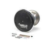 Weld Racing Magnum Sprint Spline Black Anodized Wheels 15x18 Wheels, Anodized, 15 in. x 18.00 in., Aluminum, Matte Black, 42-spline Bolt Circle, 6.00 in. Backspacing, Each thumbnail 2
