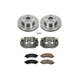 PowerStop Z17 Evolution Plus Stock Replacement Brake Kits with Calipers KCOE2163A Disc Kits, Autospecialty Calipers, Front, Solid Surface Rotors, 2-piston Calipers, Chrysler, Dodge, Ram, Kit thumbnail 2