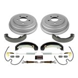 Power Stop Autospecialty Stock Replacement Disc and Drum Brake Kits KOE15223DK Kits, Replacement, Solid Surface Front Rotors, 9.100 in. Rear Diameter, Pads Shoes, Chevrolet, Kit thumbnail 5