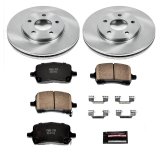Power Stop Autospecialty Stock Replacement Disc and Drum Brake Kits KOE15223DK Kits, Replacement, Solid Surface Front Rotors, 9.100 in. Rear Diameter, Pads Shoes, Chevrolet, Kit thumbnail 6