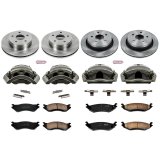 Power Stop Z17 Evolution Plus Stock Replacement Brake Kits with Calipers KCOE2168 Disc Kit, Replacement, Front and Rear, Solid Surface Rotors, Dodge, Kit thumbnail 2