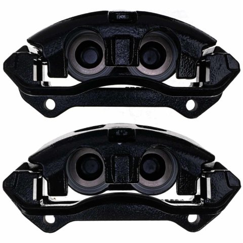 PowerStop Performance Powdercoated Brake Calipers for 2010-2021 EXPEDITION, NAVIGATOR, 2010-2011 F-150 - S5236BLK Disc Caliper, Performance, Cast Iron, Black Powdercoated, 2-Piston, Ford, Lincoln, Front, Pair thumbnail 3