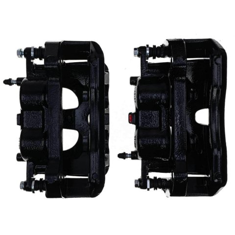PowerStop Performance Powdercoated Brake Calipers for 2010-2021 EXPEDITION, NAVIGATOR, 2010-2011 F-150 - S5236BLK Disc Caliper, Performance, Cast Iron, Black Powdercoated, 2-Piston, Ford, Lincoln, Front, Pair thumbnail 6