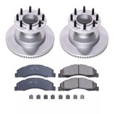 PowerStop Z17 Evolution Plus GEOMET Coated Brake Kits for 2008-2025 E-350 SUPER DUTY, E-450 DUTY - CRK4717 Rotor and Pad Combos, Coated, Solid Surface Rotors, Ceramic Pads, 13.58 in. O.D., Front, Ford, Kit thumbnail 6