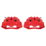 PowerStop Z36 Truck and Tow Brake Upgrade Kits with Calipers for 2020-2021 SILVERADO 3500 HD - KC8670B-36 Disc Kits, Calipers, Cross-drilled/Slotted Surface Rotors, Red Calipers, Front, Chevrolet, Kit thumbnail 8