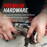 PowerStop Z36 Truck and Tow Brake Upgrade Kits with Calipers for 2008-2025 E-350 SUPER DUTY, 2017-2018 E-450 DUTY - KC4132-36 Rotors, Pads, Red Calipers, Drilled/Slotted Rotors, Pads, Front/Rear, Ford, Kit thumbnail 6