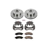 PowerStop Z17 Evolution Plus Stock Replacement Brake Kits with Calipers for 2006-2008 RAM 1500 - KCOE2163 Disc Kits, Autospecialty Calipers, Front, Solid Surface Rotors, 2-piston Calipers, Dodge, Kit thumbnail 2