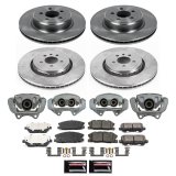 PowerStop Z17 Evolution Plus Stock Replacement Brake Kits with Calipers for 2015-2023 CHARGER - KCOE7051 Disc Kits, Calipers, Solid Surface Rotors, Cast Iron Calipers, Front and Rear, Dodge, Kit thumbnail 2