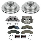 PowerStop Z17 Evolution Plus Stock Replacement Brake Kits with Calipers for 2020-2021 SILVERADO 3500 HD - KCOE8670B Disc Kits, Calipers, Solid Surface Rotors, 2-piston Calipers, Front, Chevrolet, Kit thumbnail 2