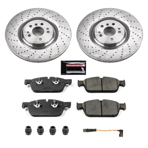 PowerStop Z17 Evolution Plus Stock Replacement Brake Kits for 2016 GLE450 AMG, 2017-2018 GLS550 - KOE6900 Rotor and Pad Combos, Autospecialty Replacement, Front, Solid Surface Rotors, Ceramic Pads, Mercedes-Benz, Kit thumbnail 6